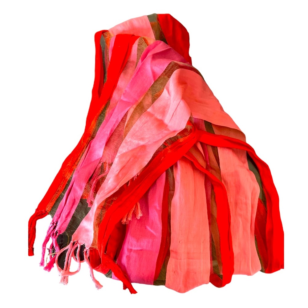 Shawlsmith‎ London Pink and Coral Scarf